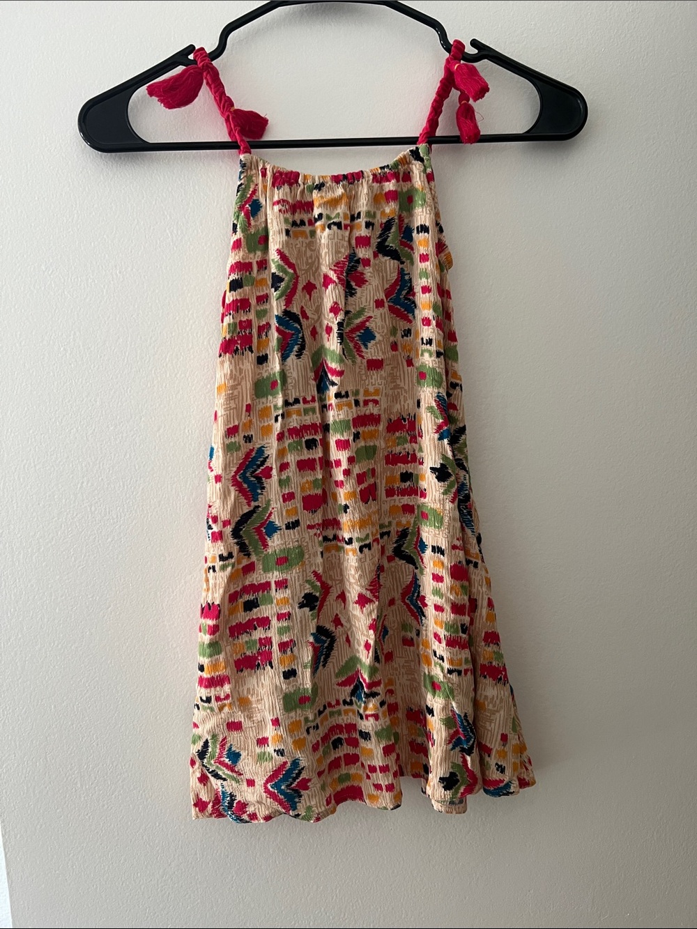 Multicolor Embroidered Boho Skirt - Cream Base